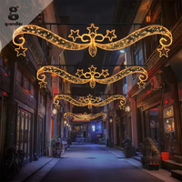 Luces Decorativas Navideñas LED 2D con Motivos Urbanos, Grandes, para Paisajes
