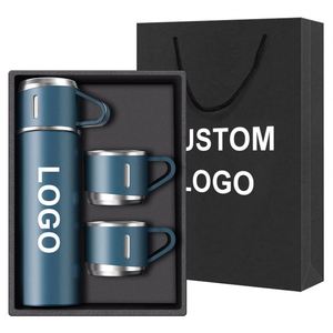 Customized Stainless Steel <b>Thermos</b> Cup 12-24hr Thermal Insulation Luxury Eco-Friendly Promotional Business Gift Travel Mug Gift - Product Image 1