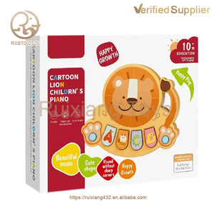 Juguete de piano para bebé inspirado en Montessori, instrumento Musical de dibujos animados, características iluminadas, juego educativo para niños y niñas, hecho de plástico - Product Image 5