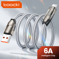 Câble de charge ultra-rapide Toocki 100W USB-A vers USB-C 6A haute puissance pour ordinateurs portables et tablettes