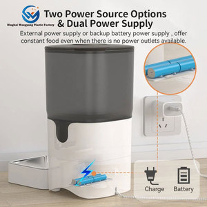 Alimentador de mascotas inteligente ecológico directo de fábrica, cuenco de plástico de acero inoxidable con capacidad cuantitativa de 5L - Product Image 3