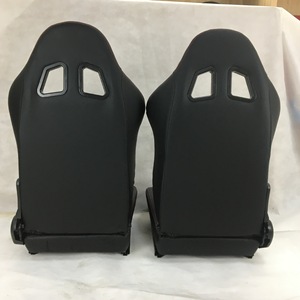 Universal Adjustable Pu Leather Racing Seat Black High Back Minimalist Design <b>Gaming</b> Chair - Product Image 2