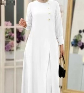 Conjunto de Pantalones Anchos y Camisa Larga Irregular de Color Sólido para Mujer, <span class=keywords><strong>Elegante</strong></span> y a la Moda, al por Mayor - Product Image 6