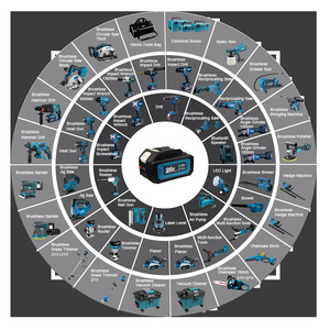 Juego de enchufes 15 piezas en uno 4.0Ah 5.0Ah 6.0Ah 20V 21V Makas <span class=keywords><strong>Lxt1500</strong></span> 15-Tool 18-Volt Power Tools Kit combinado de herramientas inalámbricas - Product Image 3