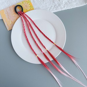 Performance colorée pour enfants tresse perruque queue de cheval tresse bandeau filles <span class=keywords><strong>dreadlocks</strong></span> corde de cheveux mignonne - Product Image 6
