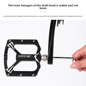 Pedal de Bicicleta JIUYUE Ancho y Ultraligero de Aleación de Aluminio con Rodamiento Sellado con Bujes DU para Bicicletas BMX, de Carretera y Cruiser - Product Image 5