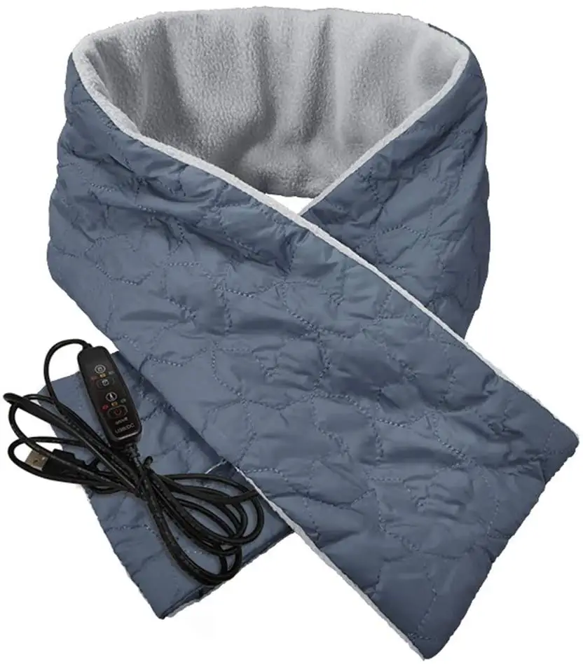 Écharpe électrique 4W, le meilleur cadeau pour petite amie, foulard de chauffage usb, réglage de la température, 3 engrenages,
