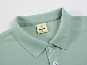 Camisa de Golf de Manga Corta con Logotipo Personalizado, Impresión de Alta Calidad, Antiarrugas, Bordada, de Secado Rápido, Sin Costuras, para Hombre de Negocios - Product Image 3