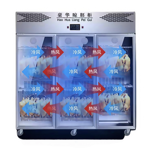 Exhibidor Refrigerado Comercial para Jamón Ibérico Español, Panceta <span class=keywords><strong>de</strong></span> <span class=keywords><strong>Cerdo</strong></span> Crujiente, Acero Inoxidable, Sistema <span class=keywords><strong>de</strong></span> Colgado Multicapa, Control Inteligente - Product Image 5