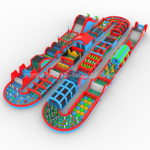 Pista di corsa estrema the beast circuito di ostacolo gonfiabile corsa a ostacoli gonfiabile gigante per adulti - Product Image 5