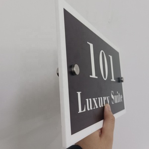 Kexian Plaques de porte en acrylique personnalisées <span class=keywords><strong>Plaque</strong></span> de porte numéros de <span class=keywords><strong>maison</strong></span> <span class=keywords><strong>Plaque</strong></span> d'<span class=keywords><strong>adresse</strong></span> de domicile Numéro de chambre quantité minimale de commande <span class=keywords><strong>pour</strong></span> hôtel - Product Image 3