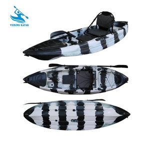 Vicking 9.4ft Siège unique Sit-On-Top Pêche Loisirs Kayak Nouveau Design Durable En Plastique PE HDPE Coque Matériel - Product Image 2