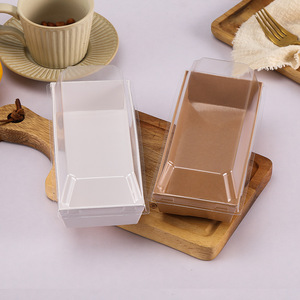 Boîte à bento, boîte à sushi, boîte à gâteau, boîte à micro-ondes, jetable, 1 compartiment, contenants en papier, boîte en papier, prix d'usine - Product Image 1