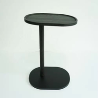 Tables d'appoint rectangulaires de luxe marron en gros, petites tables basses pour salons, chambres et hôtels
