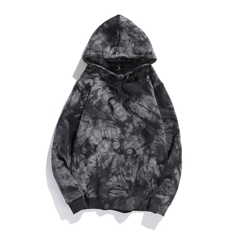 Clothing manufacturers fashionable outwear 100% cotton custom tie dye fleece hoodies