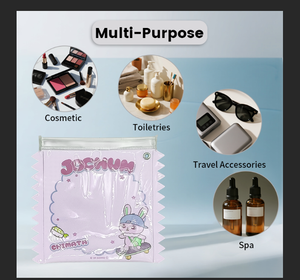 Pochette à fermeture éclair transparente de haute qualité avec option de logo personnalisé, sacs à badges transparents en TPU/PVC/EVA - Product Image 5