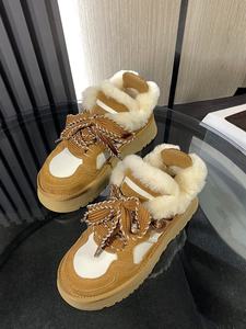 Botas de Nieve con Cordones y Suela Gruesa de Piel, Cómodas y Unisex, Diseño de Moda 2026 - Product Image 5