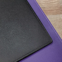 Couverture de cahier d'affaires réutilisable en cuir de haute qualité accessoire lié à disque de qualité supérieure