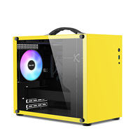 Ventilateur vertical RGB mini X100 pour boîtier PC portable avec ports USB 3.0 avant pour usage domestique sur ordinateur de bureau, emballé individuellement