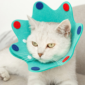 طوق لباد القط إليزابيث دائرة زهرة الشمس الياقات منتجات الحيوانات الأليفة أدوات الانتعاش المضادة لعق تشيهواهوا الكلب الفاخرة المختنق - Product Image 3