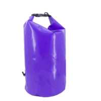 Personalizado púrpura bolsa seca impermeable PVC impermeable bolsa seca mochila bolsa de senderismo