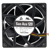 SANYO 9GV1224P1H101 24VDC 0.8A 120*120*38MM 12038 12CM SANYO Kipas Pendingin Aksial Bantalan Bola Asli