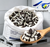 Vente en gros usine : Snack FD croustillant saveur biscuits et crème, crème glacée lyophilisée pour garniture de desserts et confiseries