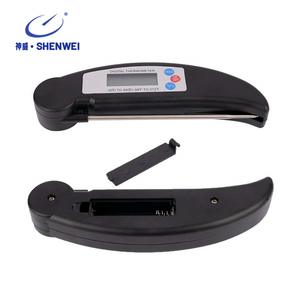 Thermomètre numérique pliable pour <span class=keywords><strong>viande</strong></span> rouge et noire 2026 SW RED BLACK FRY, avec écran LCD, le plus récent, pour cuisson de <span class=keywords><strong>viande</strong></span> de <span class=keywords><strong>veau</strong></span> et de poulet - Product Image 2