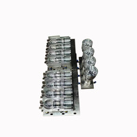 Bouteille d'eau potable pour animaux de compagnie en PP, acier anodisé poli/durci haute précision, aluminium, moulage par soufflage à 4 cavités, moule personnalisé