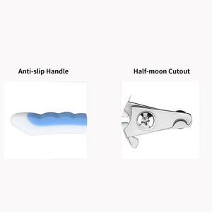 Cortauñas Profesional para Perros y Gatos, con Logotipo Personalizado, de Acero Inoxidable, con Lima de Uñas de Plástico para Baño - Product Image 3