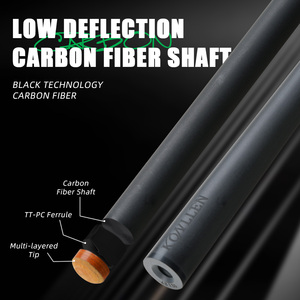 KONLLEN-Queue de <span class=keywords><strong>billard</strong></span> AMG en fibre de carbone, pointe de 12.5mm, 3x8/<span class=keywords><strong>8</strong></span>, cône professionnel, faible déviation - Product Image 2