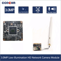Module de caméra réseau HD à faible luminosité 3,0 MP, capteur CMOS Hisilicon 3516EV200+SC3235