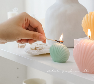 Venta caliente lindo lujo Aroma novedad pequeña vela concha de mar Vieira velas de concha velas perfumadas - Product Image 5