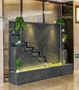 7.3ft Deluxe Extérieur <span class=keywords><strong>Fontaine</strong></span> D'eau Panneau Mur <span class=keywords><strong>Fontaine</strong></span> Cour Décoration <span class=keywords><strong>Fontaine</strong></span> Cascade Béton Durable Ciment En Cascade - Product Image 2