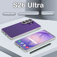 Nouveau Smartphone Haut de Gamme S26 Ultra 5G 2026 – Écran HD Large de 6,99 pouces, 22 Go + 2 To, Appareil Photo 108 MP, Idéal pour le Vlogging, Téléphone Android Débloqué