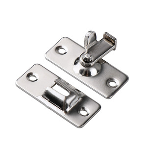 Loquet de porte à 90 degrés en acier inoxydable, boucle de verrouillage à angle droit pour porte coulissante, armoire, quincaillerie de meubles - Product Image 3