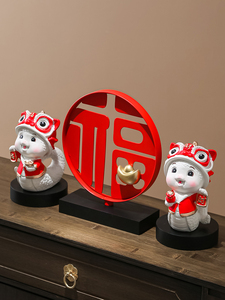 Petites figurines sculptées en résine époxy pour meubles TV et portes d'entrée de véranda – Décorations de Noël – Art populaire - Product Image 2