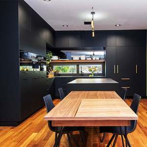 Muebles de Cocina Modernos con Isla, Armario de Cocina Moderno, Gabinetes de Cocina Lacados Modernos - Product Image 2