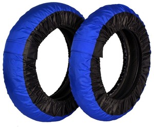 Fundas <span class=keywords><strong>para</strong></span> Neumáticos de Motocicleta Azules con Logotipo Personalizado, Regalos Promocionales <span class=keywords><strong>para</strong></span> Equipamiento de Motociclismo y Accesorios Deportivos - Product Image 1