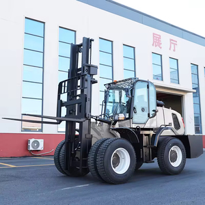 Powston Sağlam 3 Ton Her Türlü Araziye Uygun Dizel Forklift 4 Çeker Hidrolik Ulusal IV Emisyon 4 Metre Kaldırma Yüksekliği Çiftlik Depo Forklifti - Product Image 5