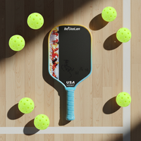 Raquette de padel personnalisée professionnelle en fibre de carbone brute T700, surface approuvée USAPA, contrôle de rotation élevé, sélection de noyaux de raquette OEM ODM