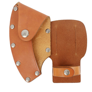 Genuine Leather Cover Sheath for Outdoor Survival Knife OEM Customizable Color Durable Fixed Blade Cover For Sale - Product Image 6