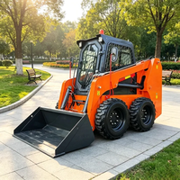 Leichtgewichtiger Mini-Kompaktlader mit Hydrauliksystem und Dieselmotor für Hof- und Baustelleneinsätze