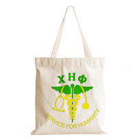 Nouveauté : Sac fourre-tout Chi Eta Phi en toile, sac de sororité, cadeau, sac de courses réutilisable, sac à main, cadeau de voyage pour sororité, personnalisé