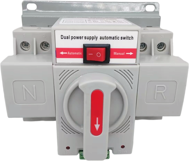 ATS 2P 63A 220V Automatic Transfer Switch/CB Micro Circuit Breaker Dual Power ATS 63A 220V Automatic Transfer