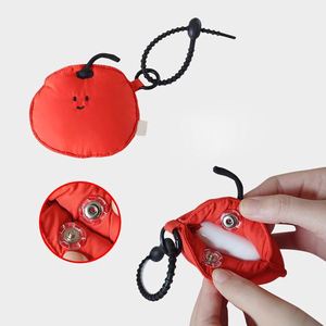Custom LOGO Oxford Soft Cotton Coin Purse Keychain Compact Shatter-Resistant <b>Bluetooth</b> <b>Earphone</b> Pouch with Embroidered Technique - Product Image 1