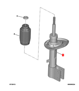 Ammortizzatore anteriore Automobile per Citroen <span class=keywords><strong>Peugeot</strong></span> 9809967780 anteriore <span class=keywords><strong>macchina</strong></span> R - Product Image 6
