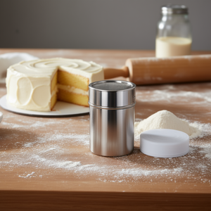 Dosificador de Azúcar Glaseado de Acero Inoxidable, Paquete de 6, Herramienta para Postres - Product Image 3