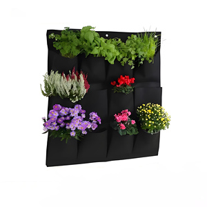 Bolsas de Cultivo de Fieltro Ecológicas Personalizadas, Bolsas de Plantación Verticales para Colgar en la Pared, para Balcón, Jardín Vertical, con Múltiples Aberturas - Product Image 1