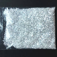 Vente en gros de poudre pailletée argentée à haute brillance pour maquillage, cosmétiques, ongles, artisanat, décoration scintillante à haute brillance